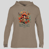 grace & truth Womens Hooded T-Shirt Mushrooms