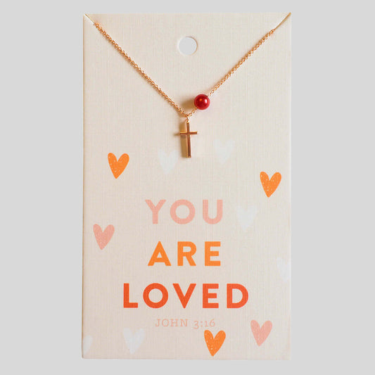 grace & truth You Are Loved Keepsake Necklace