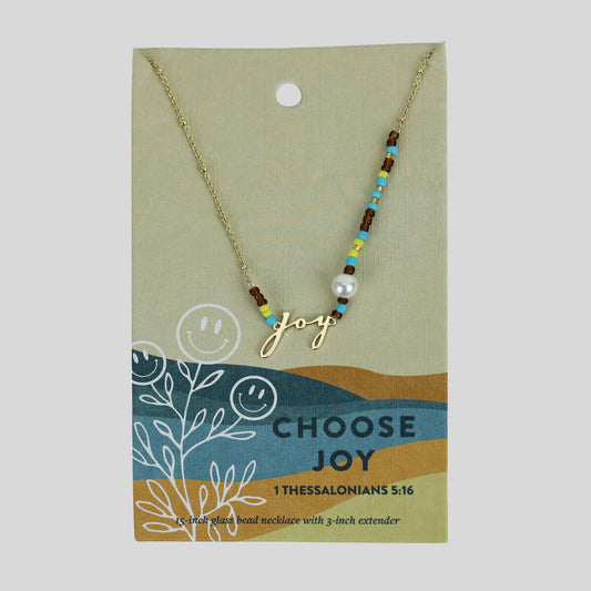 grace & truth Womens Necklace Choose Joy