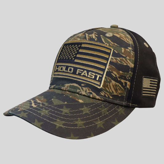 HOLD FAST Mens Cap Tiger Stripe Flag
