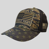 HOLD FAST Mens Cap Tiger Stripe Flag
