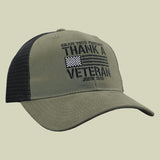 HOLD FAST Mens Cap Thank A Veteran Flag