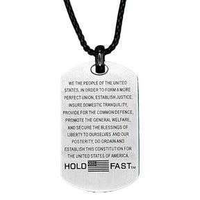 HOLD FAST Mens Necklace We The People Flag