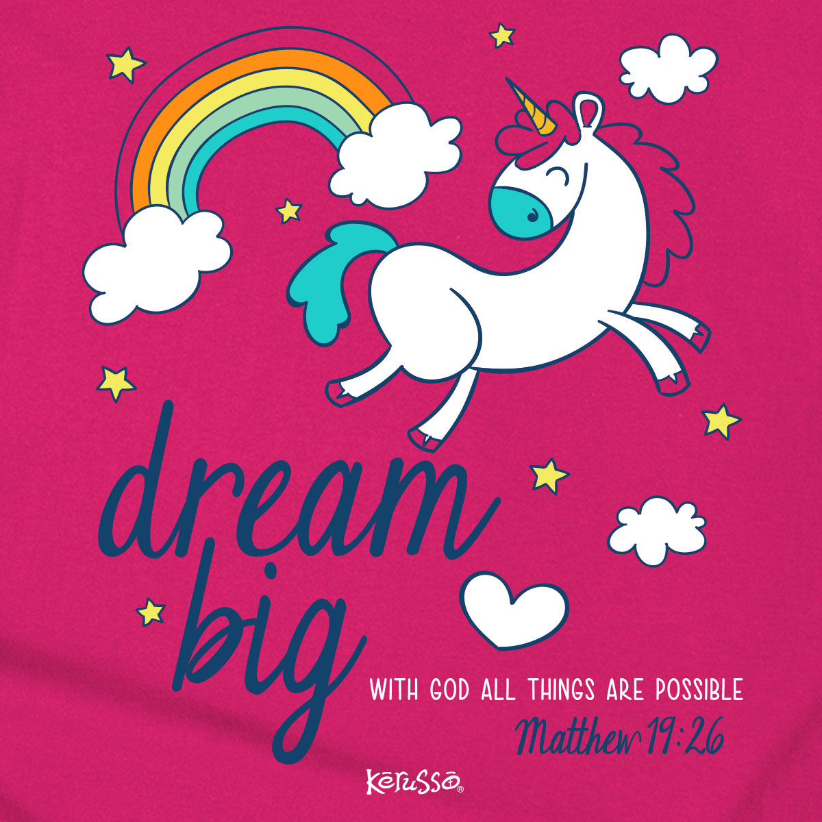 Kerusso Kids T-Shirt Dream Big