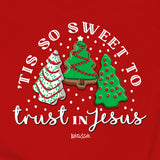 Kerusso Kids Christmas T-Shirt Tis So Sweet To Trust In Jesus