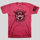 HOLD FAST Mens T-Shirt Honor And Glory God And Country