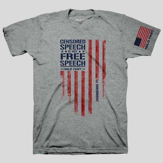 HOLD FAST Mens T-Shirt Free Speech