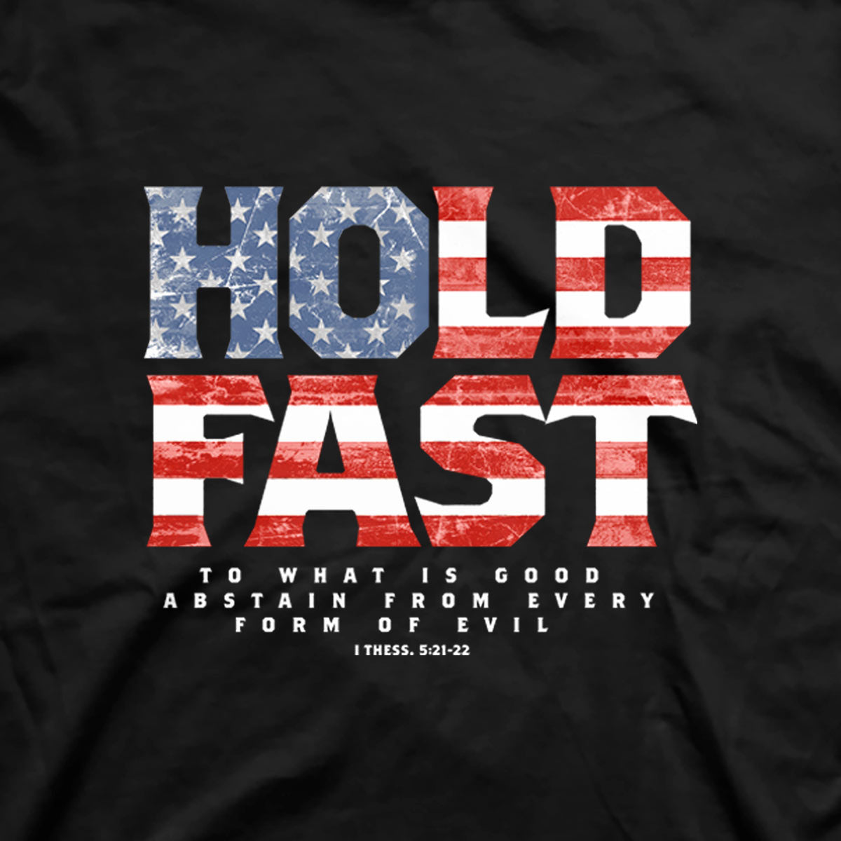HOLD FAST Mens T-Shirt Hold Fast Flag