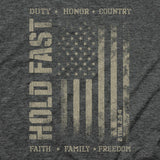 HOLD FAST Mens T-Shirt Duty & Honor