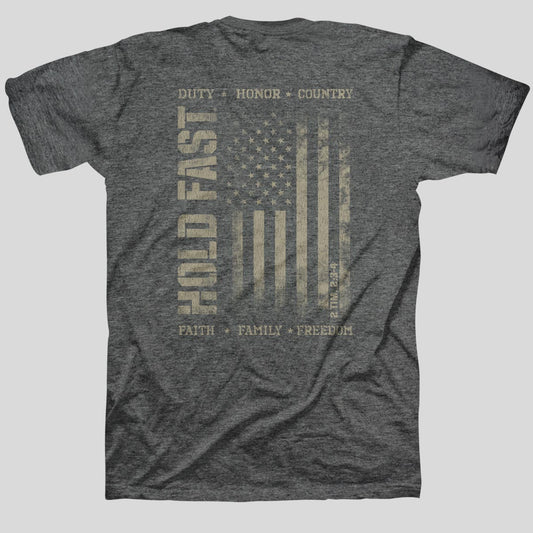 HOLD FAST Mens T-Shirt Duty & Honor