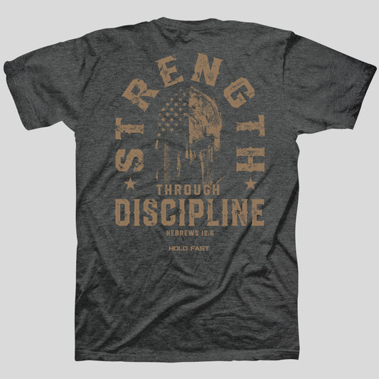 HOLD FAST Mens T-Shirt Strength Through Discipline