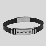 Kerusso Mens Bracelet Jesus Saves