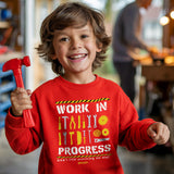 Kerusso Kids Sweatshirt Work In Progress