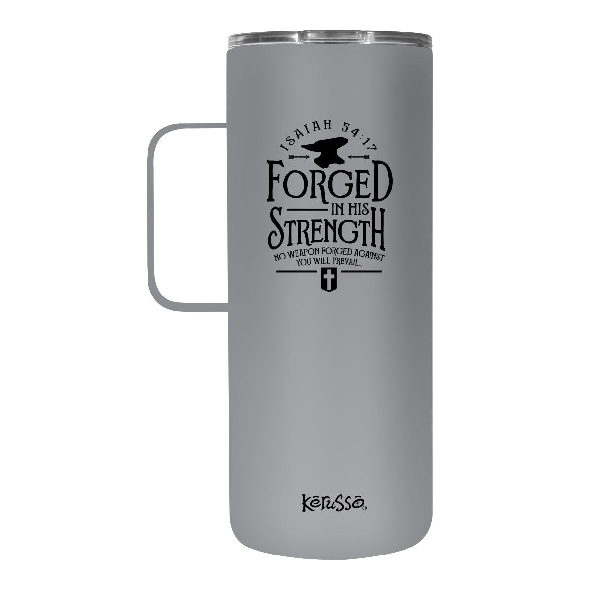 Kerusso 22 oz Stainless Steel Tumbler With Handle Forged