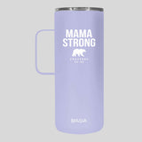 Kerusso 22 oz Stainless Steel Tumbler With Handle Mama Bear