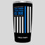 Kerusso Police Flag 20 oz Stainless Steel Tumbler