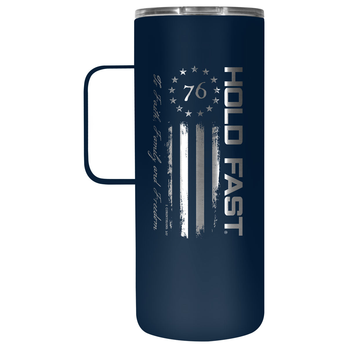 HOLD FAST 22 oz Stainless Steel Mug With Handle 76