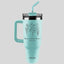 Kerusso 40 oz Stainless Steel Mug With Straw Grow In Grace