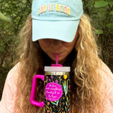 Kerusso 30 oz Stainless Steel Mug With Straw Everything Beautiful