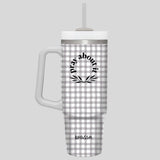 Kerusso 30 oz Stainless Steel Mug With Straw Pray About It