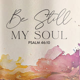 Kerusso 30 oz Stainless Steel Mug With Straw Be Still My Soul