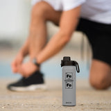 Kerusso 24 oz Stainless Steel Bottle Iron Sharpens Iron