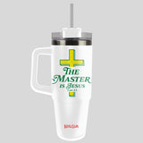 Kerusso 30 oz Stainless Steel Mug With Straw The Master