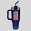 HOLD FAST 40 oz Stainless Steel Mug With Straw One Nation