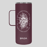 Kerusso 22 oz Stainless Steel Mug With Handle God Is Everything