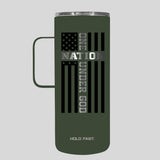 HOLD FAST 22 oz Stainless Steel Mug With Handle One Nation