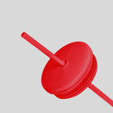 HOLD FAST 40 oz Stainless Steel Mug With Straw USA Red