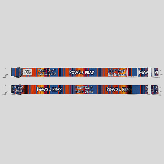 Paws & Pray Talk To Jesus Pet Collar