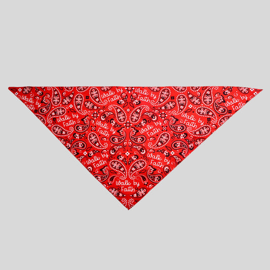 Paws & Pray Walk By Faith Pet Bandana