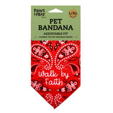 Paws & Pray Walk By Faith Pet Bandana