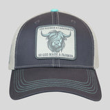 So God Made A Farmer Womens Cap Highland Cow