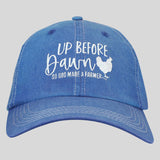 So God Made A Farmer Womens Cap Up Before Dawn