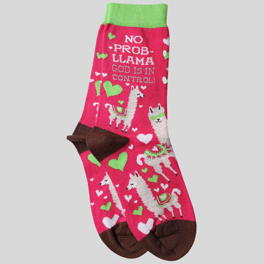 Bless My Sole Socks Llama