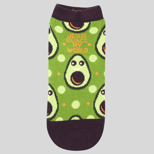 Kerusso Ankle Socks Jesus Guacs My World