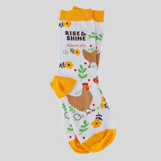 Kerusso Crew Socks Rise & Shine