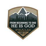 Kerusso He is God Sticker