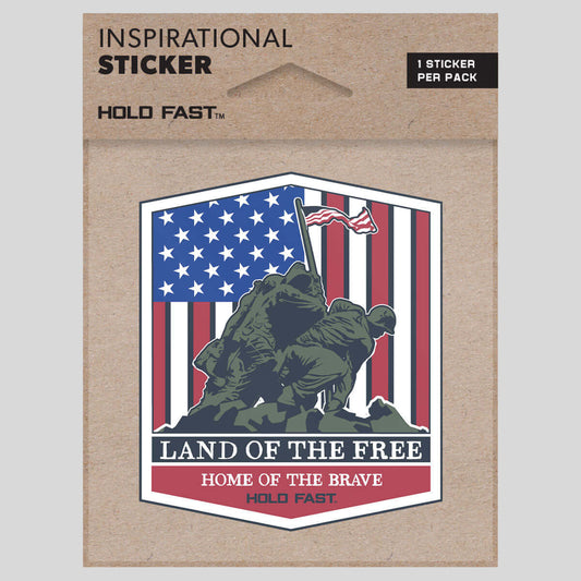 HOLD FAST Land of the Free Sticker