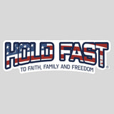 HOLD FAST Flag Fill Sticker