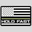 HOLD FAST Military Flag Sticker