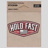 HOLD FAST Sticker Camo Badge