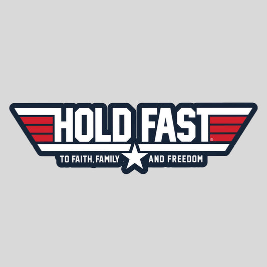 HOLD FAST Sticker Aviation Wings