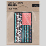 HOLD FAST Sticker We The People Serape
