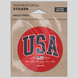 HOLD FAST Sticker USA Strong
