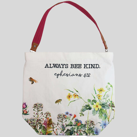 grace & truth Womens Tote Bag Bee Kind