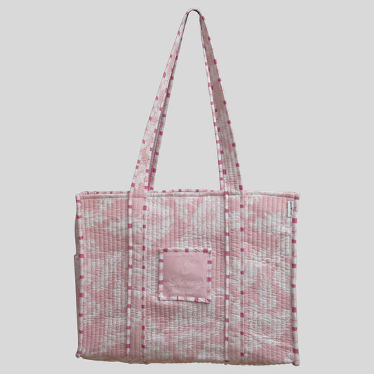 grace & truth Womens Tote Bag Blush Bloom