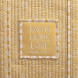 grace & truth Womens Tote Bag Sunburst Lattice